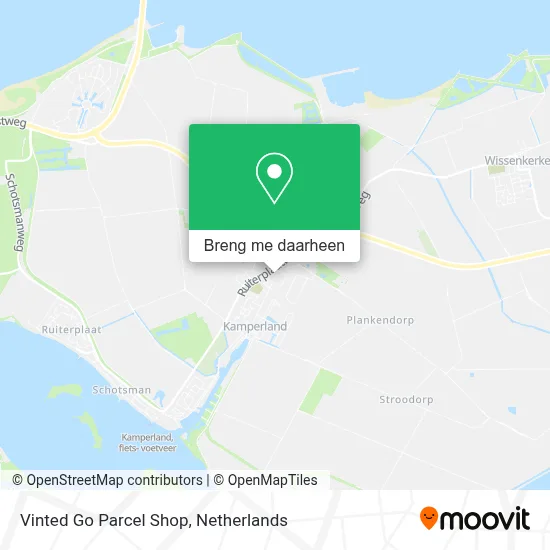 Vinted Go Parcel Shop kaart