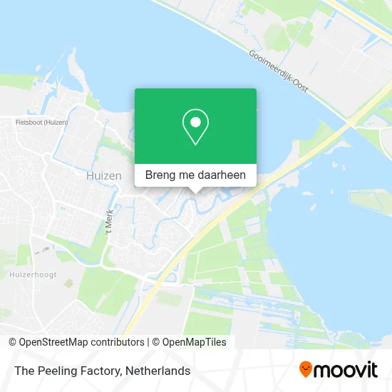 The Peeling Factory kaart