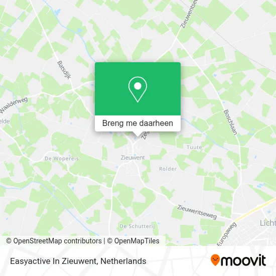 Easyactive In Zieuwent kaart