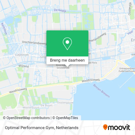 Optimal Performance Gym kaart