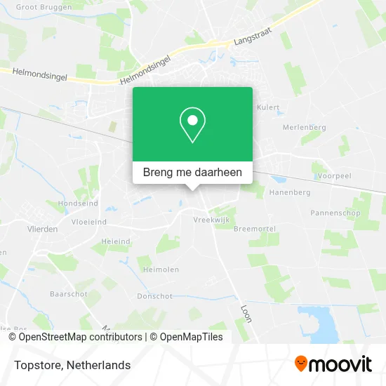 Topstore kaart