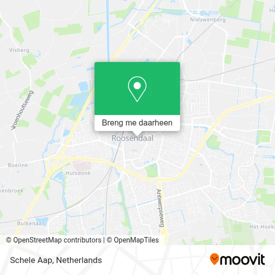 Schele Aap kaart