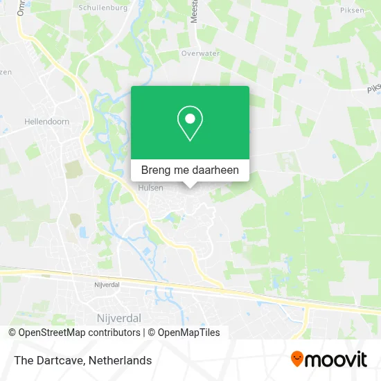 The Dartcave kaart