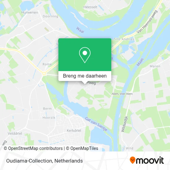 Oudiama-Collection kaart