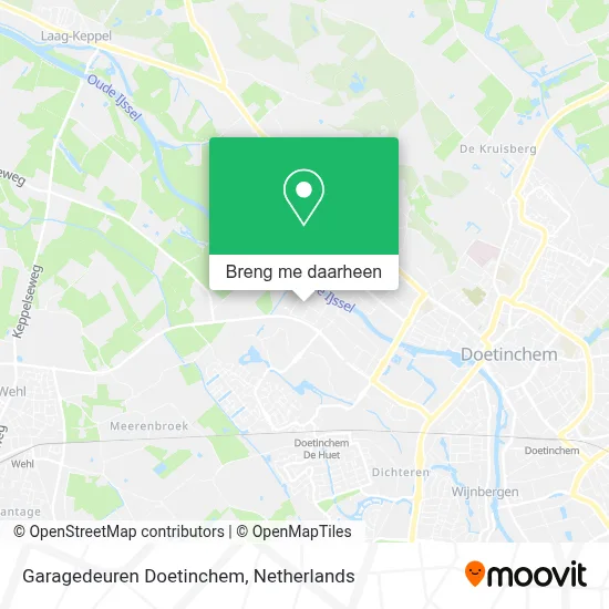 Garagedeuren Doetinchem kaart