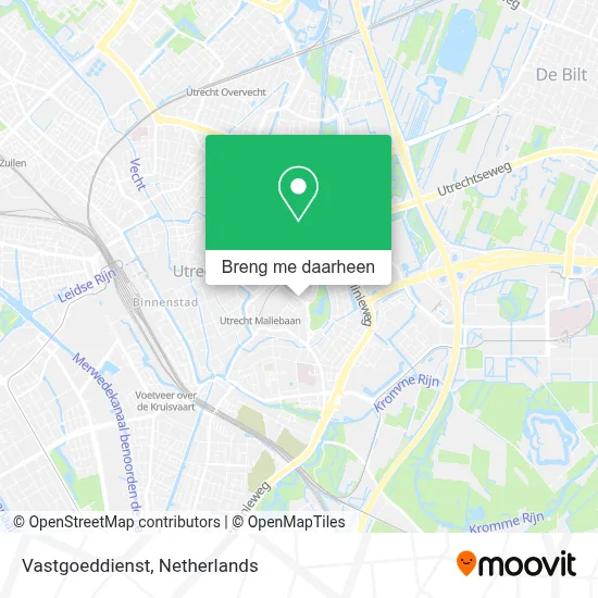 Vastgoeddienst kaart