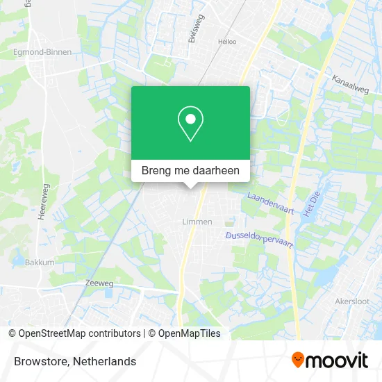 Browstore kaart