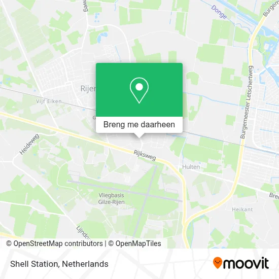 Shell Station kaart