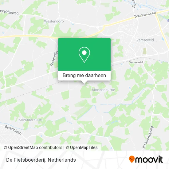 De Fietsboerderij kaart