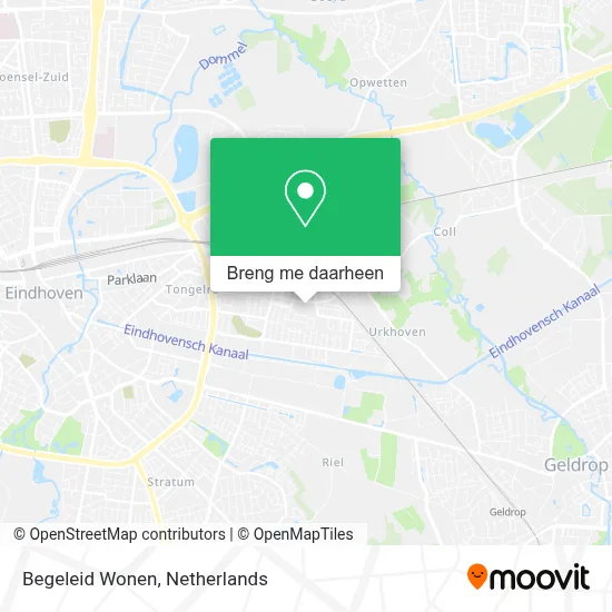 Begeleid Wonen kaart