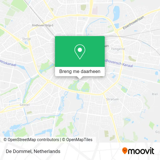 De Dommel kaart