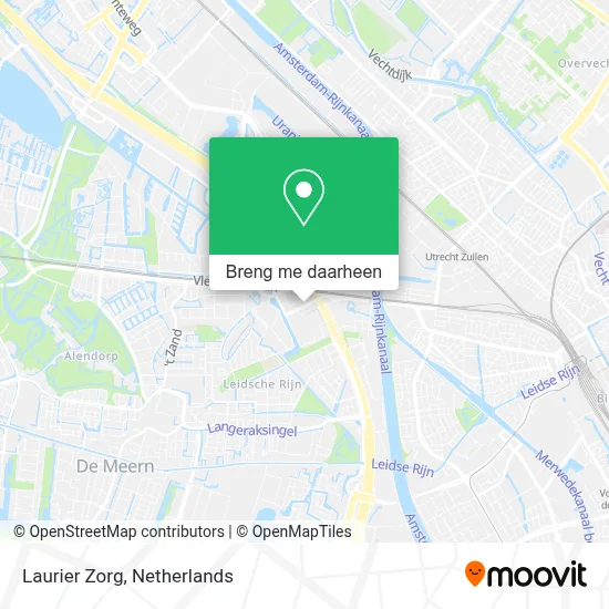Laurier Zorg kaart