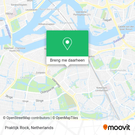Praktijk Rock kaart