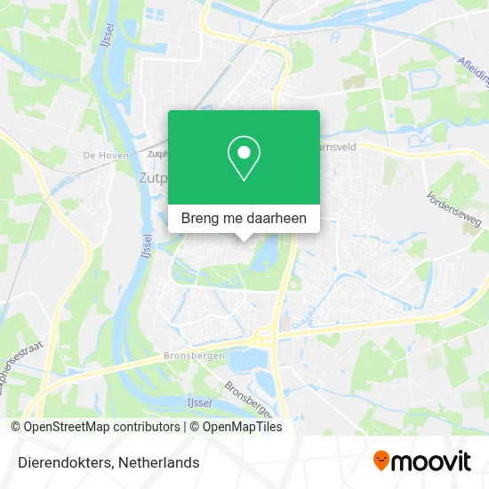 Dierendokters kaart