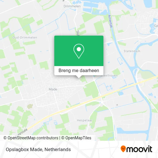 Opslagbox Made kaart