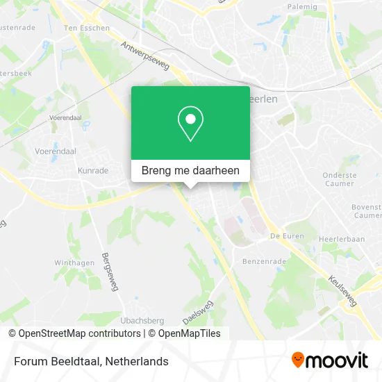Forum Beeldtaal kaart