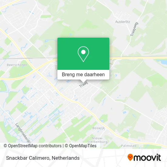 Snackbar Calimero kaart