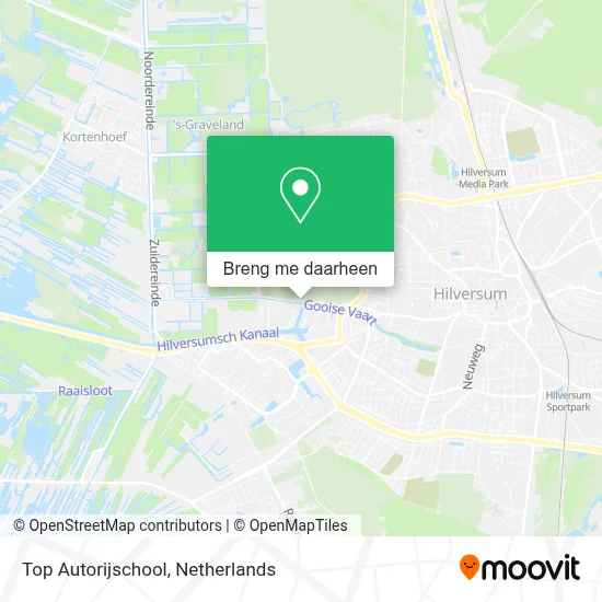 Top Autorijschool kaart