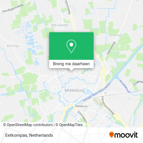 Eetkompas kaart