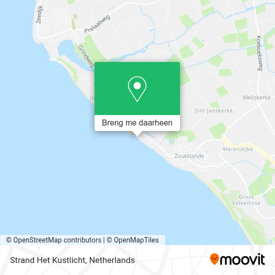 Strand Het Kustlicht kaart