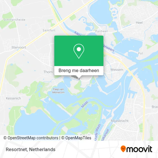 Resortnet kaart