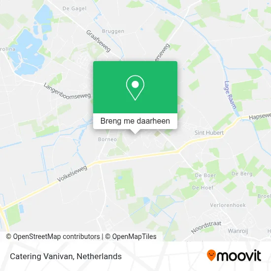 Catering Vanivan kaart