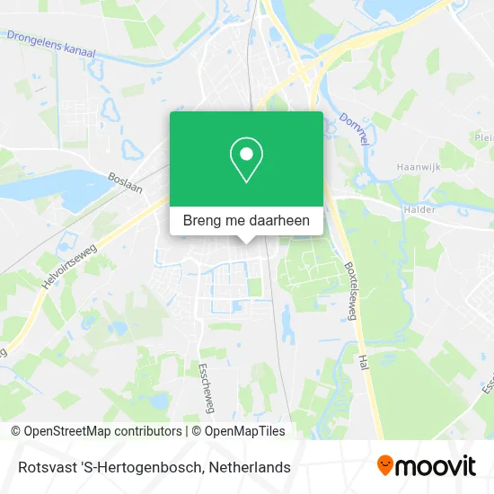 Rotsvast 'S-Hertogenbosch kaart