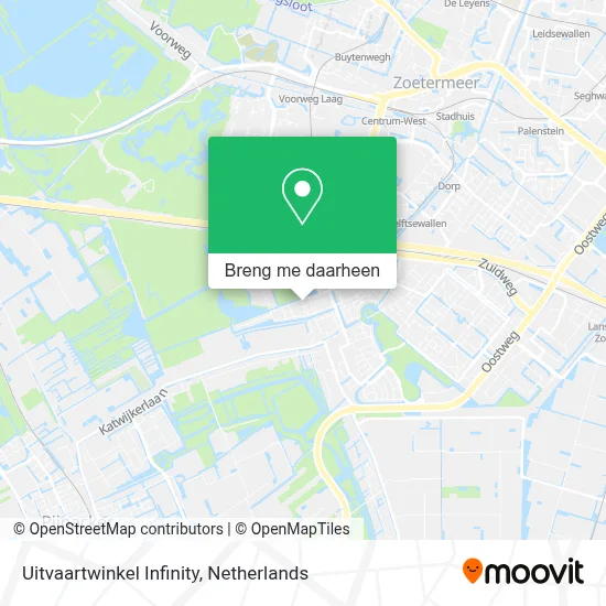 Uitvaartwinkel Infinity kaart