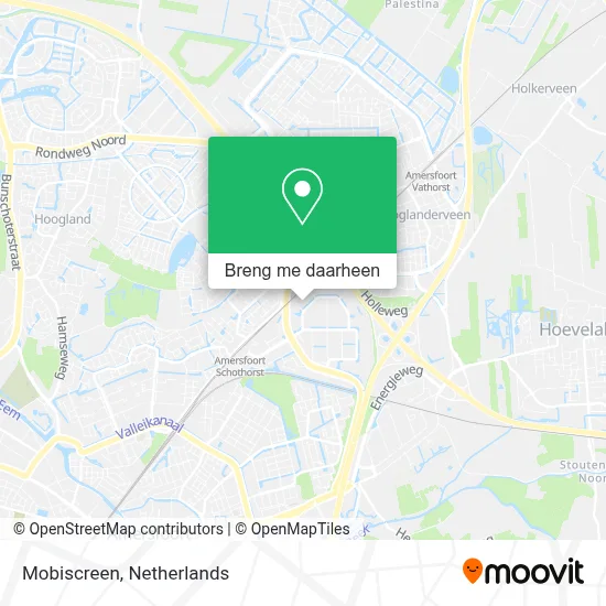 Mobiscreen kaart