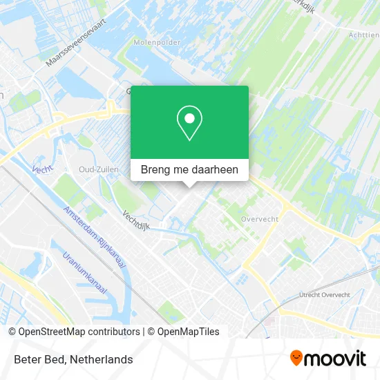 Beter Bed kaart