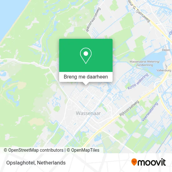 Opslaghotel kaart