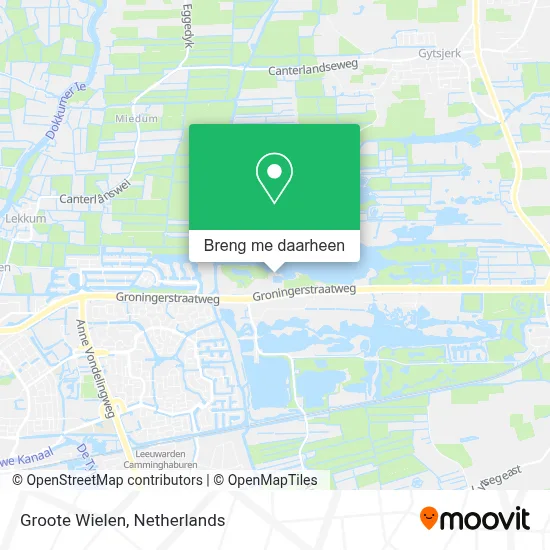 Groote Wielen kaart