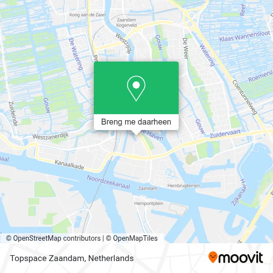 Topspace Zaandam kaart