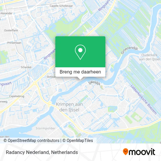 Radancy Nederland kaart