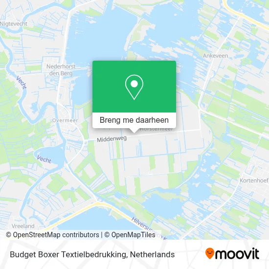 Budget Boxer Textielbedrukking kaart