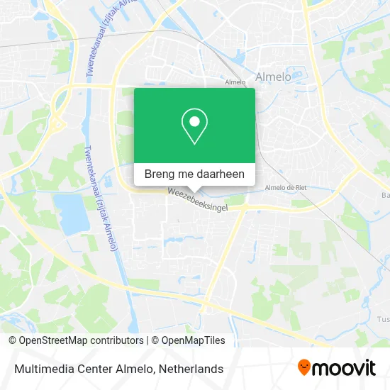 Multimedia Center Almelo kaart