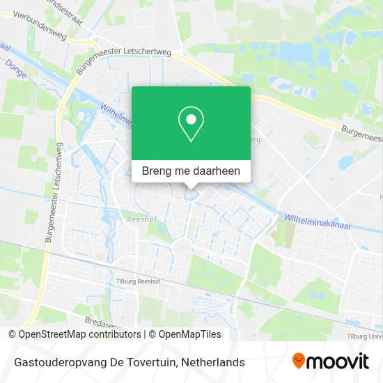 Gastouderopvang De Tovertuin kaart