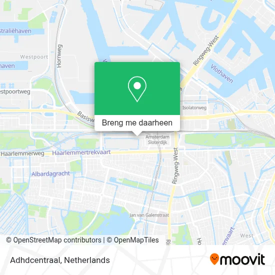 Adhdcentraal kaart