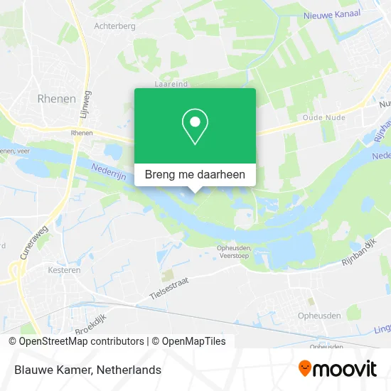 Blauwe Kamer kaart