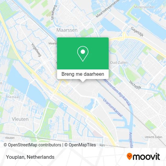 Youplan kaart