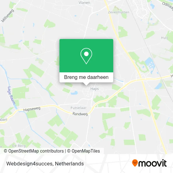 Webdesign4succes kaart