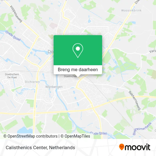 Calisthenics Center kaart