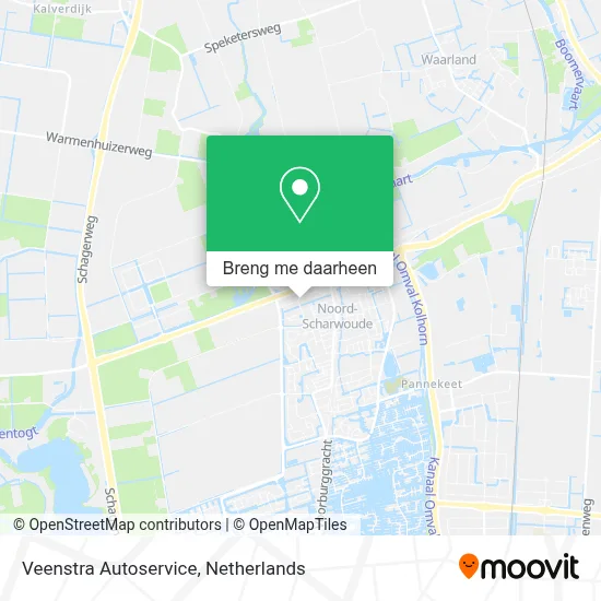 Veenstra Autoservice kaart