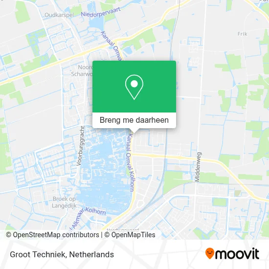 Groot Techniek kaart