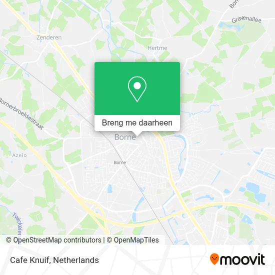 Cafe Knuif kaart
