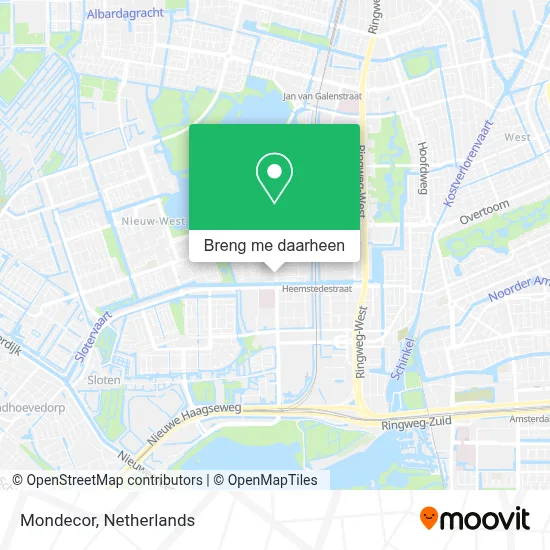 Mondecor kaart