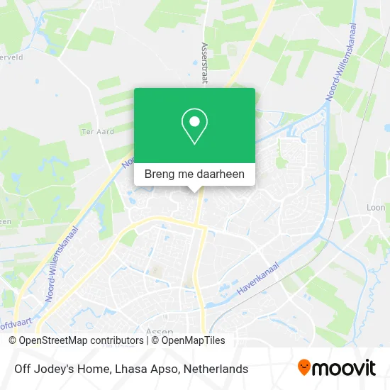 Off Jodey's Home, Lhasa Apso kaart