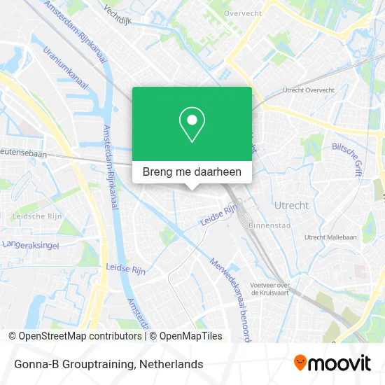 Gonna-B Grouptraining kaart