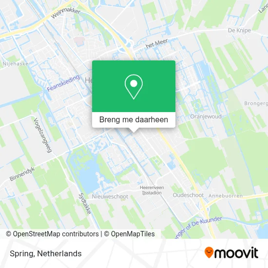 Spring kaart