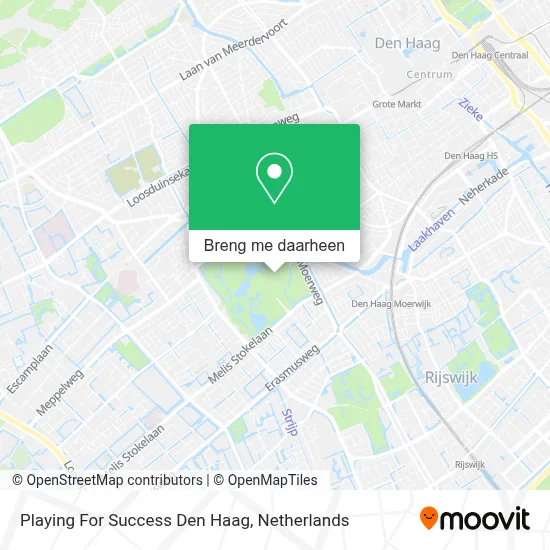 Playing For Success Den Haag kaart